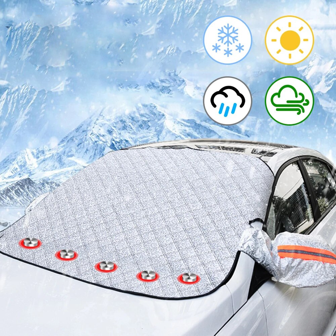 🎄Hot sale early 🎅🏻Christmas 50% off ) Magnetic Car Windshield Cover