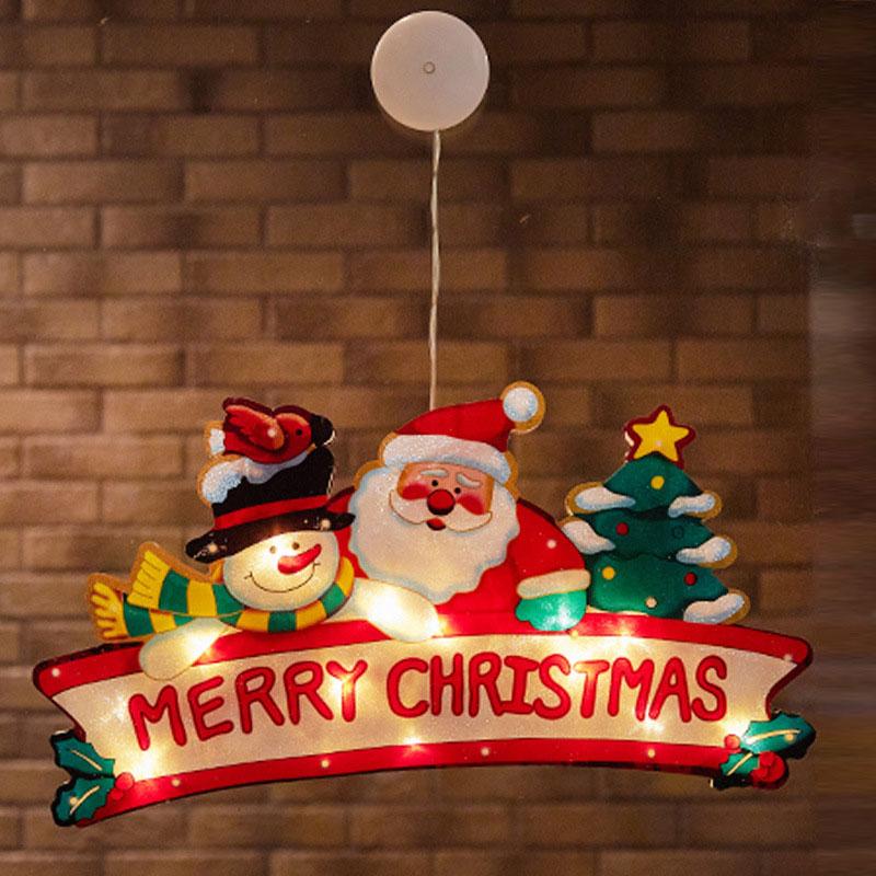 🎄Early Christmas Hot Sale 50% OFF-LED Suction Cup Window Hanging Lights