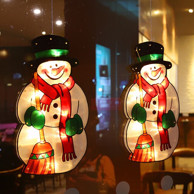 🎄Early Christmas Hot Sale 50% OFF-LED Suction Cup Window Hanging Lights