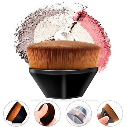 Premium soft silky synthetic fiber brush