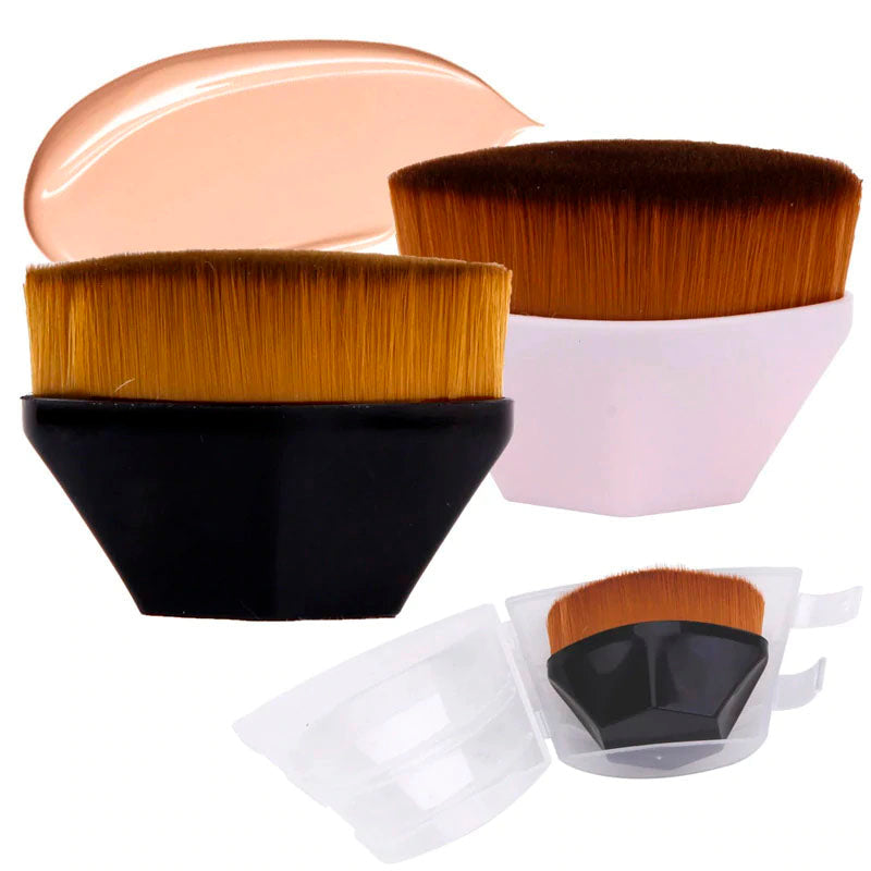 Premium soft silky synthetic fiber brush