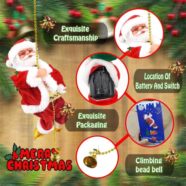 🎄Early Christmas Sale-50% OFF 🎅 Electric Climbing Santa