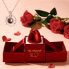 Load image into Gallery viewer, &quot;I Love You&quot; Roses Bloom Necklace in 100 Languages Gift Set