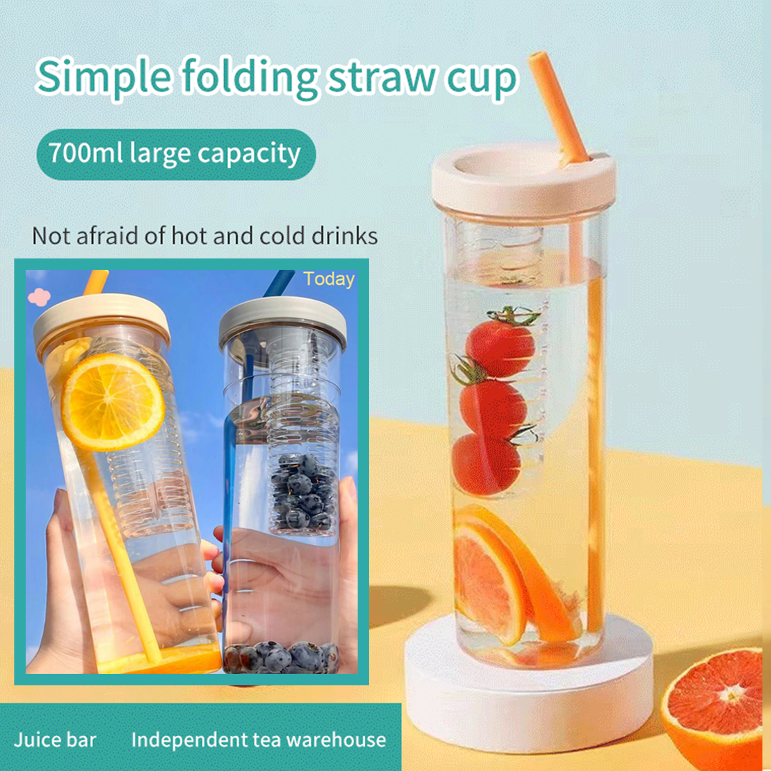 Portable Cup With Straw