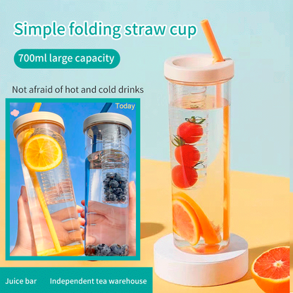 Portable Cup With Straw