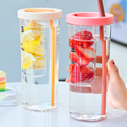 Portable Cup With Straw