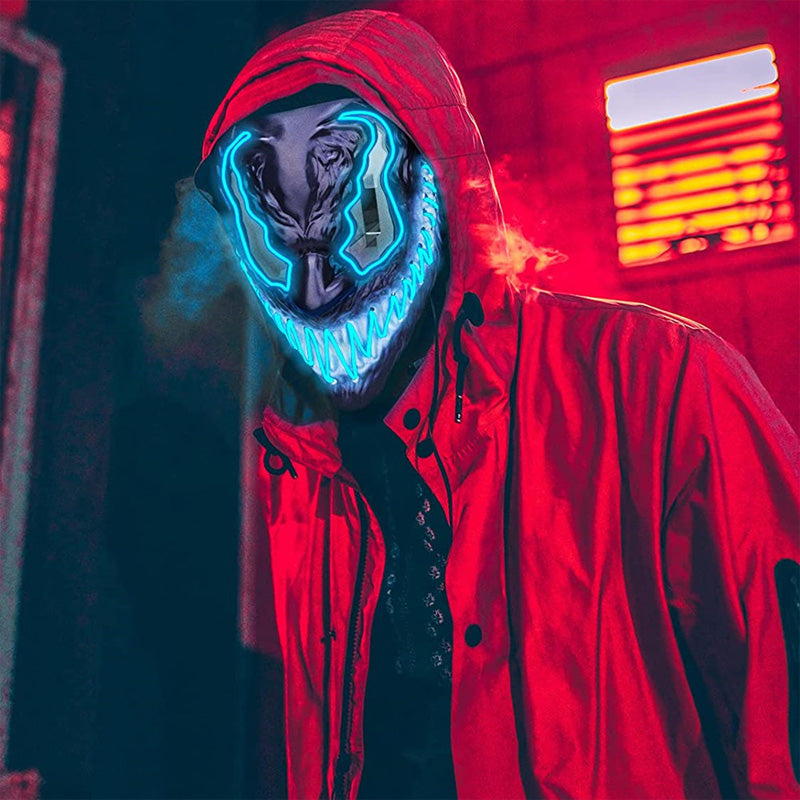 🔥2022-New Horror Led V Mask 🎃