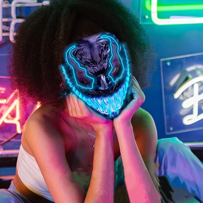 🔥2022-New Horror Led V Mask 🎃